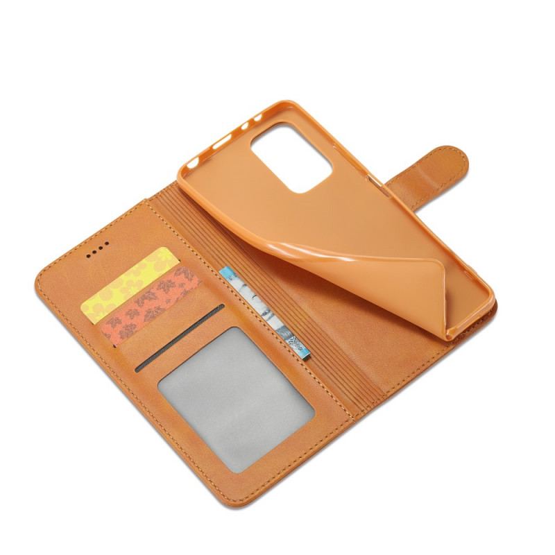 Capa Flip Para Xiaomi Redmi Note 11 / 11S Lc.imeeke Efeito Couro