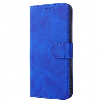 Capa Flip Para Xiaomi Redmi Note 11 / 11S Toque De Pele Com Cordão