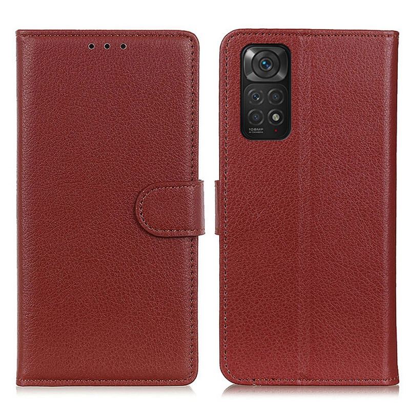 Capa Flip Para Xiaomi Redmi Note 11 / 11S Tradicionalmente Lichia