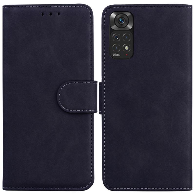 Capa Folio Para Xiaomi Redmi Note 11 / 11S Costura Vintage