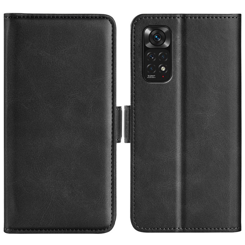 Capa Folio Para Xiaomi Redmi Note 11 / 11S Flip Aba Dupla