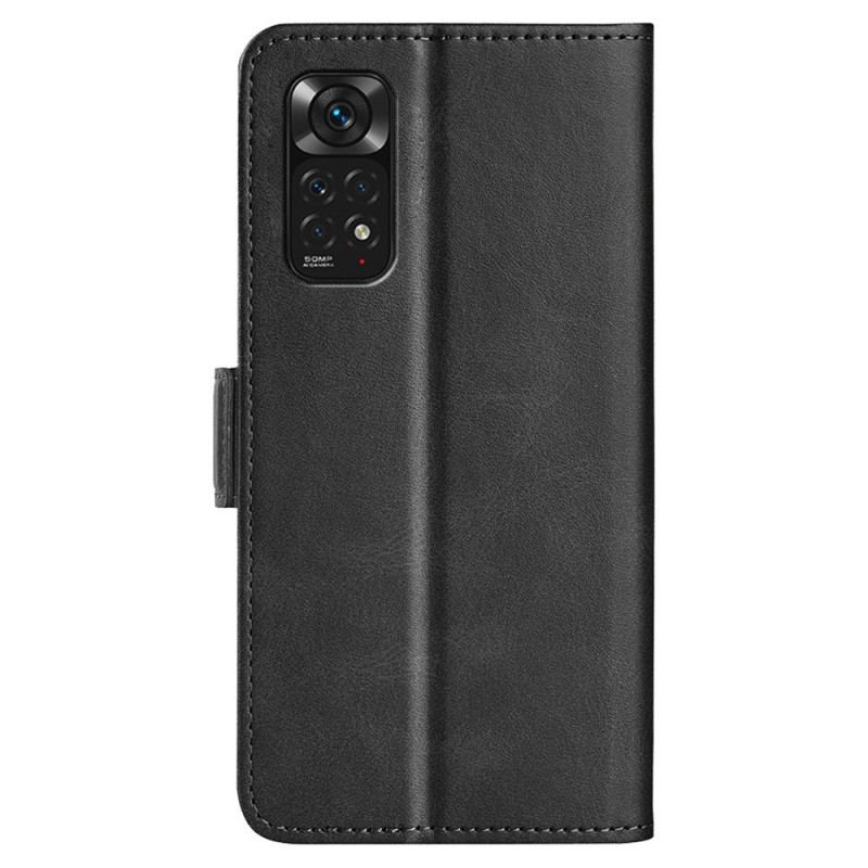 Capa Folio Para Xiaomi Redmi Note 11 / 11S Flip Aba Dupla