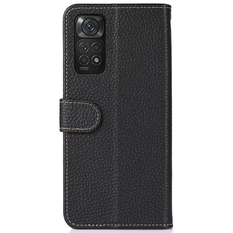 Capa Folio Para Xiaomi Redmi Note 11 / 11S Khazneh Lichia Couro