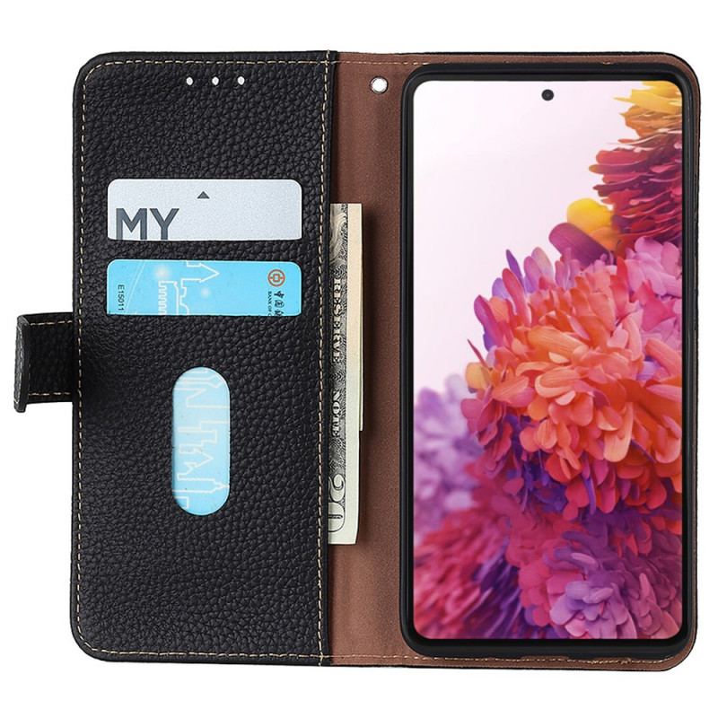 Capa Folio Para Xiaomi Redmi Note 11 / 11S Khazneh Lichia Couro