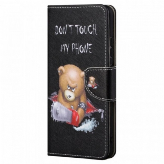 Capa Folio Para Xiaomi Redmi Note 11 / 11S Urso Perigoso