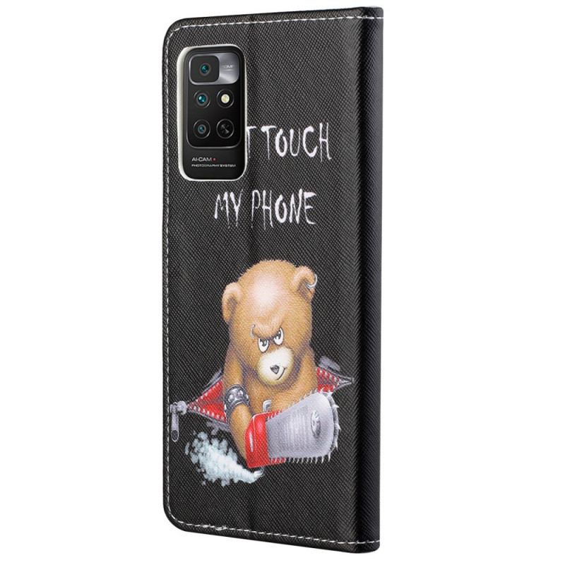 Capa Folio Para Xiaomi Redmi Note 11 / 11S Urso Perigoso