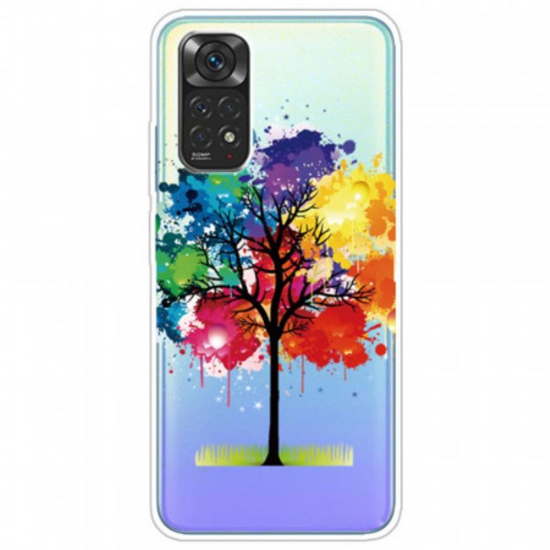 Capa Para Xiaomi Redmi Note 11 / 11S Árvore Aquarela Perfeita