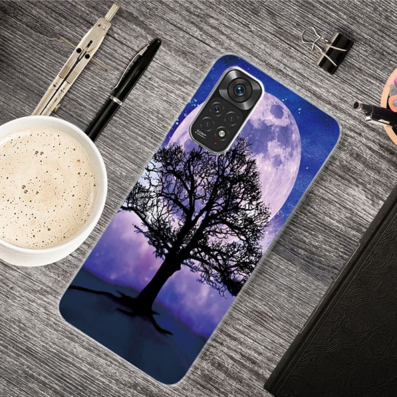 Capa Para Xiaomi Redmi Note 11 / 11S Árvore E Lua