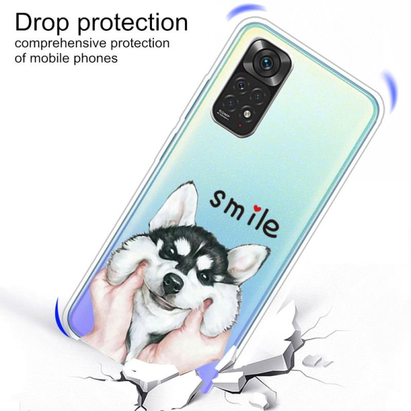 Capa Para Xiaomi Redmi Note 11 / 11S Cachorro Sorridente