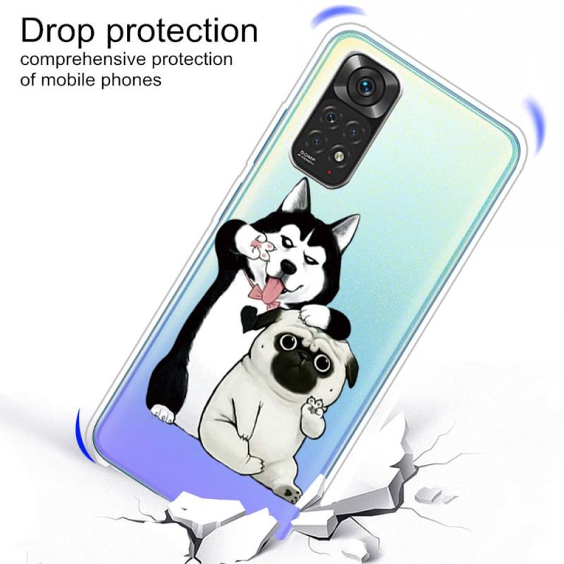 Capa Para Xiaomi Redmi Note 11 / 11S Cachorros Engraçados