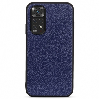 Capa Para Xiaomi Redmi Note 11 / 11S Couro Lichia Genuíno