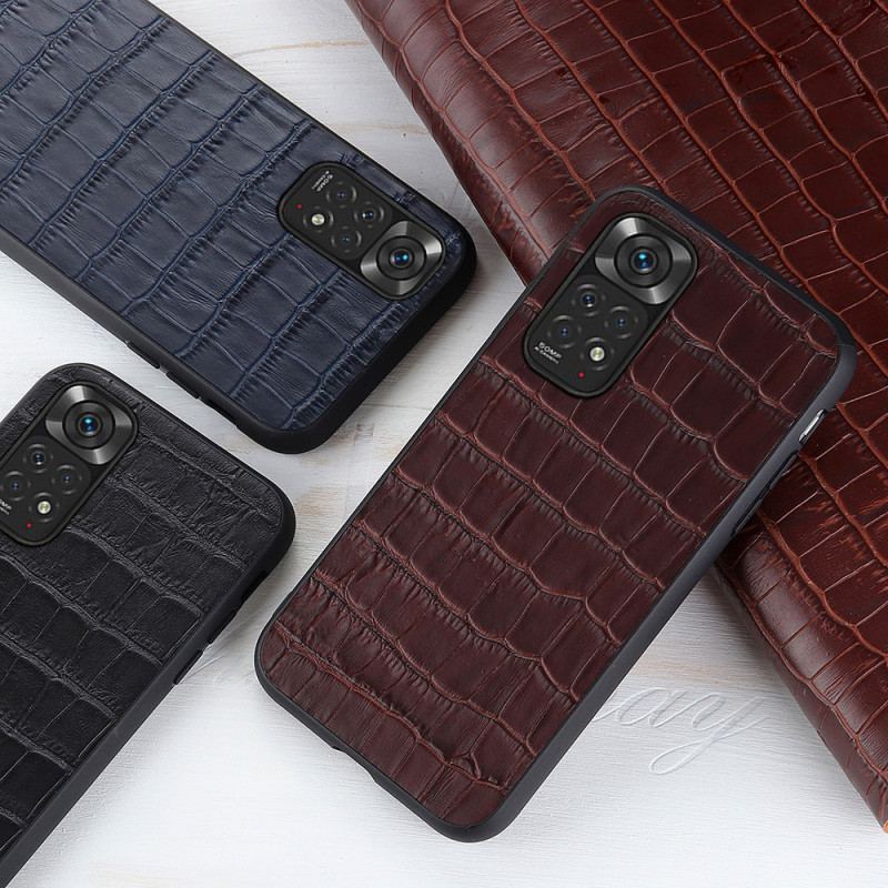 Capa Para Xiaomi Redmi Note 11 / 11S Efeito Pele De Crocodilo