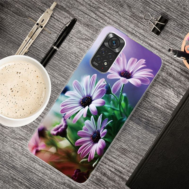 Capa Para Xiaomi Redmi Note 11 / 11S Flores Realistas