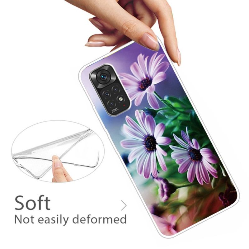 Capa Para Xiaomi Redmi Note 11 / 11S Flores Realistas