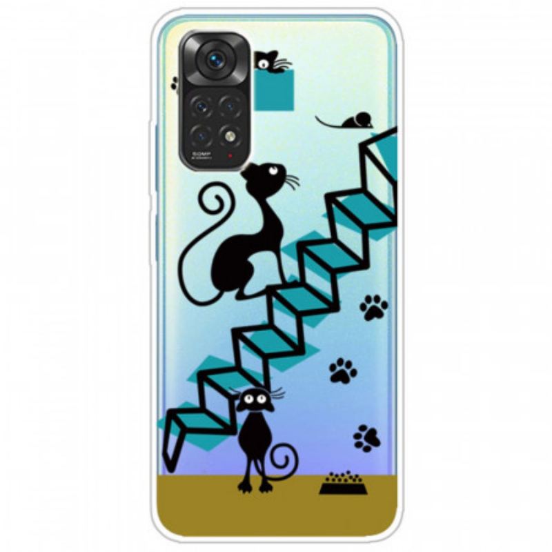 Capa Para Xiaomi Redmi Note 11 / 11S Gatos Engraçados