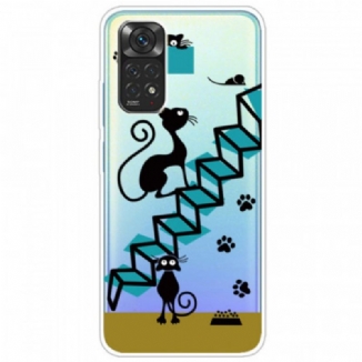 Capa Para Xiaomi Redmi Note 11 / 11S Gatos Engraçados