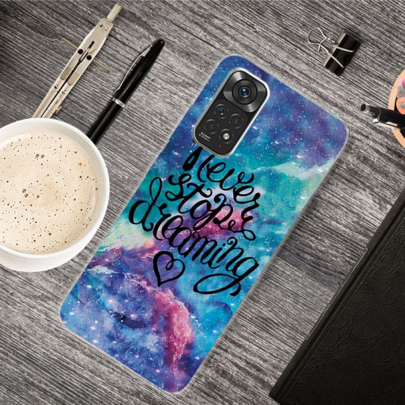 Capa Para Xiaomi Redmi Note 11 / 11S Nunca Pare De Sonhar