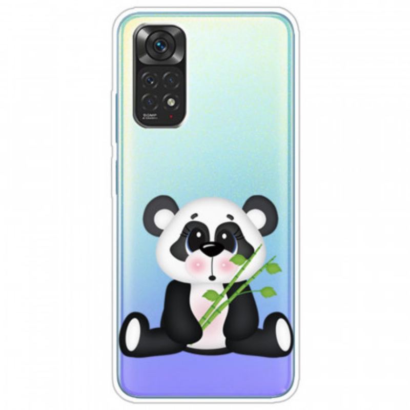 Capa Para Xiaomi Redmi Note 11 / 11S Panda Triste Sem Costura