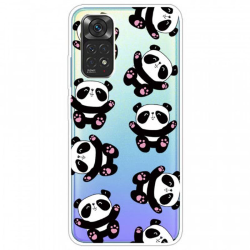 Capa Para Xiaomi Redmi Note 11 / 11S Pandas Divertidos