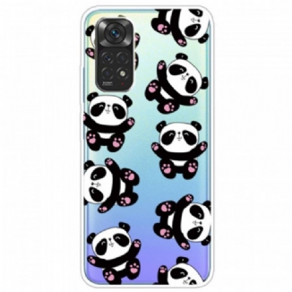 Capa Para Xiaomi Redmi Note 11 / 11S Pandas Divertidos