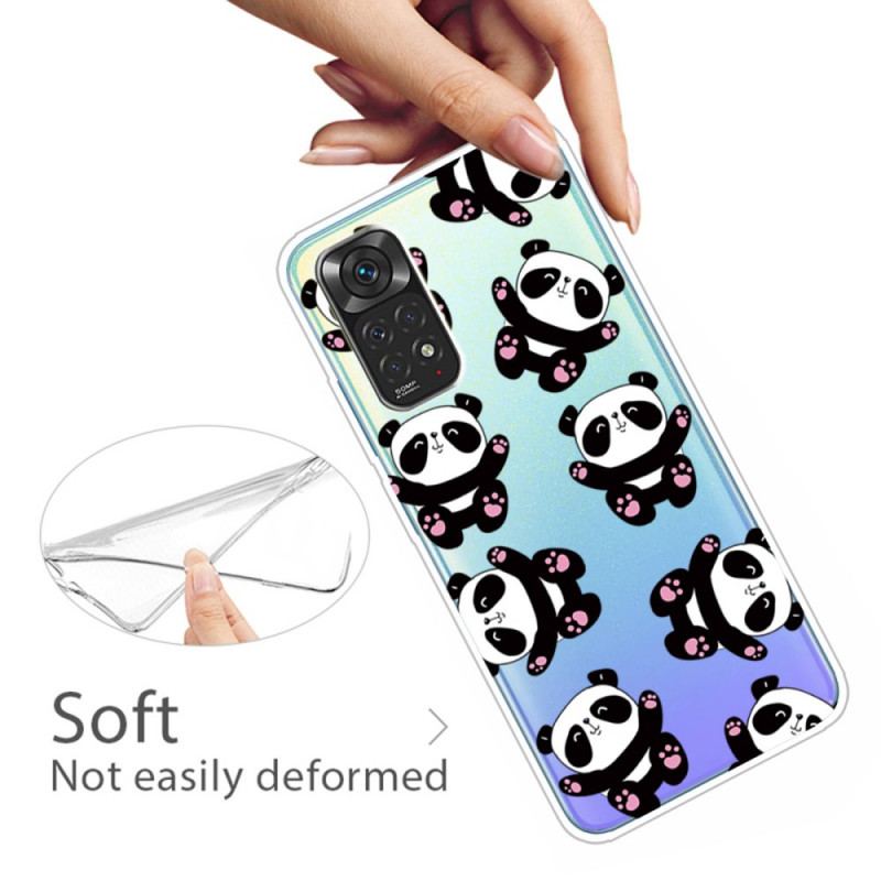 Capa Para Xiaomi Redmi Note 11 / 11S Pandas Divertidos