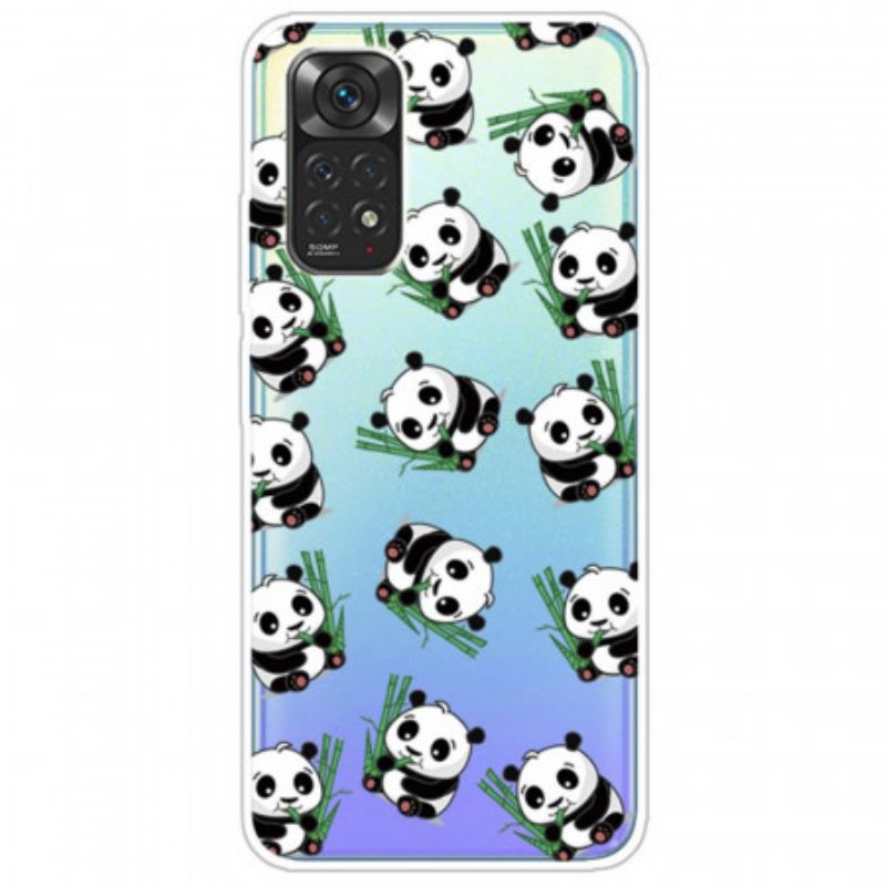 Capa Para Xiaomi Redmi Note 11 / 11S Pequenos Pandas