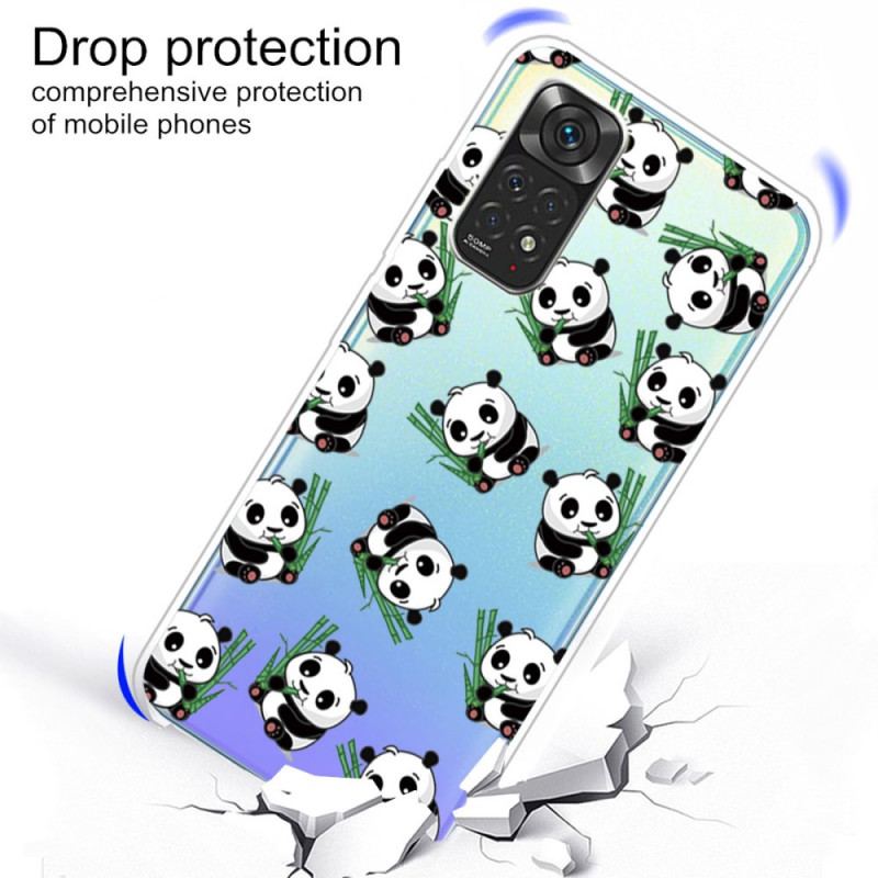 Capa Para Xiaomi Redmi Note 11 / 11S Pequenos Pandas