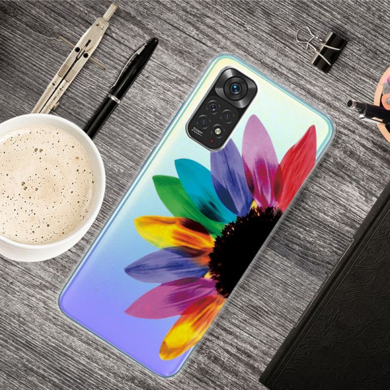 Capa Para Xiaomi Redmi Note 11 / 11S Pétalas Coloridas