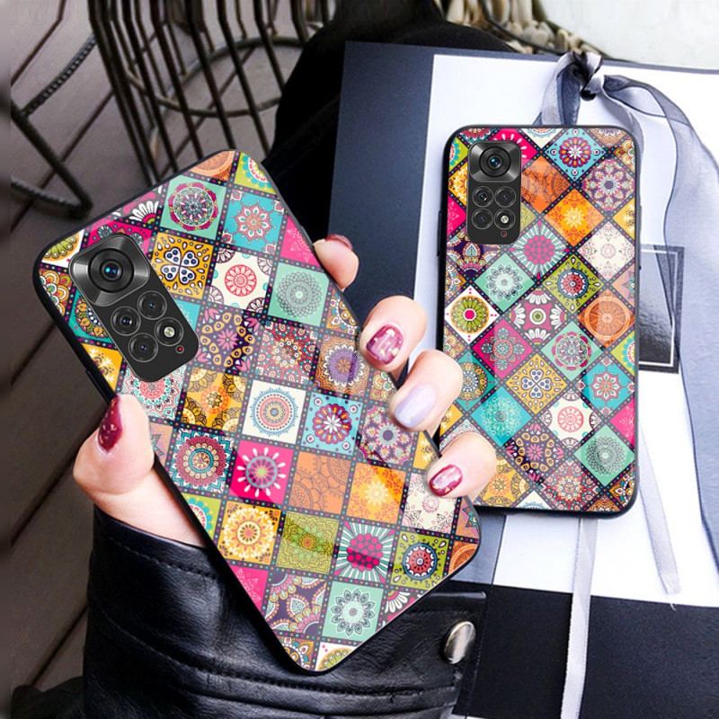 Capa Para Xiaomi Redmi Note 11 / 11S Suporte Magnético Patchwork