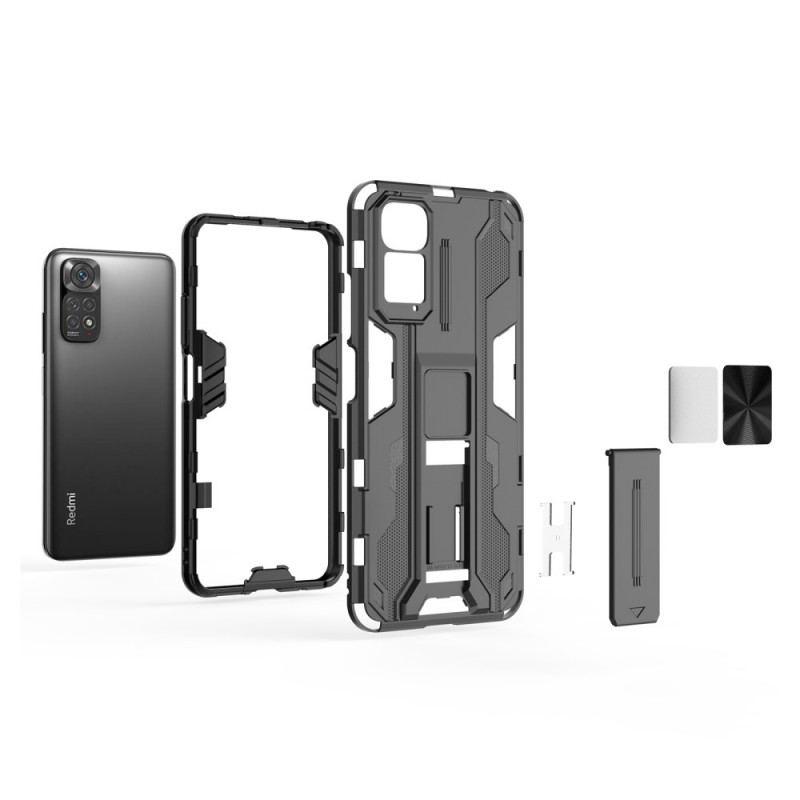 Capa Para Xiaomi Redmi Note 11 / 11S Suporte Removível Vertical E Horizontal