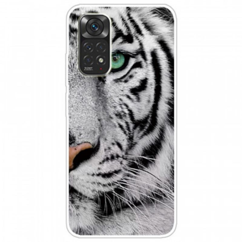 Capa Para Xiaomi Redmi Note 11 / 11S Tigre Flexível