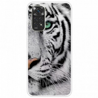 Capa Para Xiaomi Redmi Note 11 / 11S Tigre Flexível