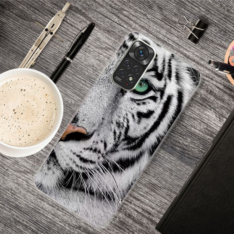 Capa Para Xiaomi Redmi Note 11 / 11S Tigre Flexível