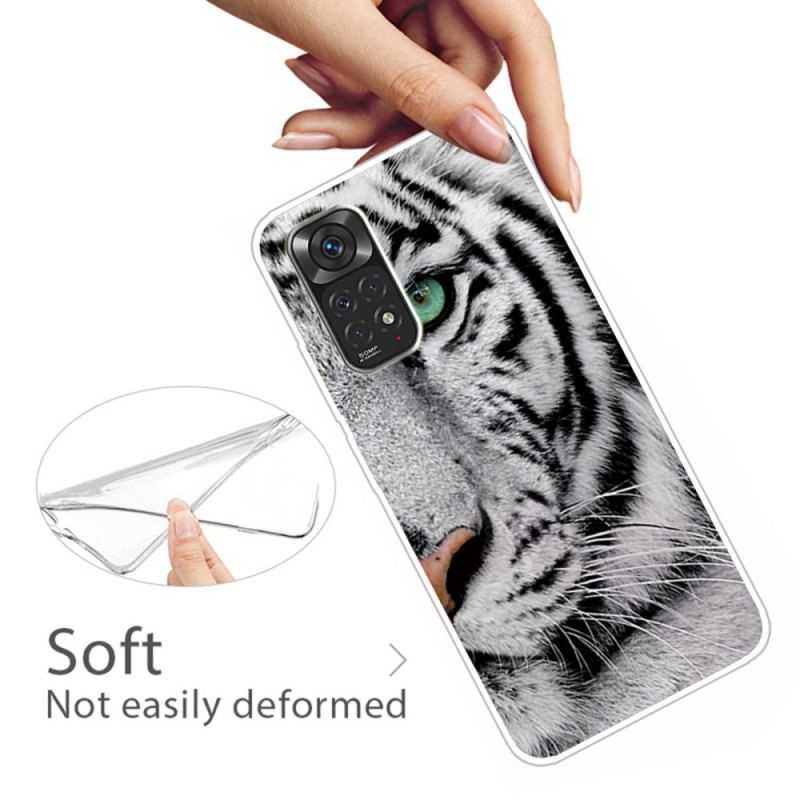 Capa Para Xiaomi Redmi Note 11 / 11S Tigre Flexível