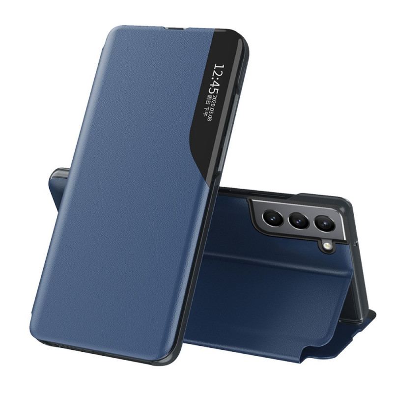 Capa De Celular Para Samsung Galaxy S22 Plus 5G Couro Sintético Texturizado