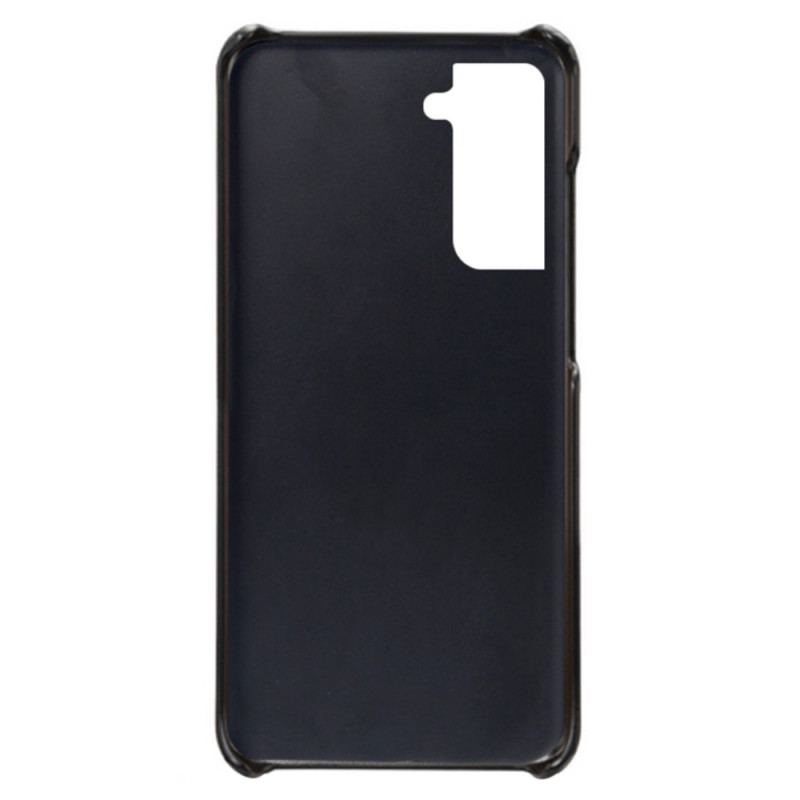 Capa De Celular Para Samsung Galaxy S22 Plus 5G Efeito Couro Ksq