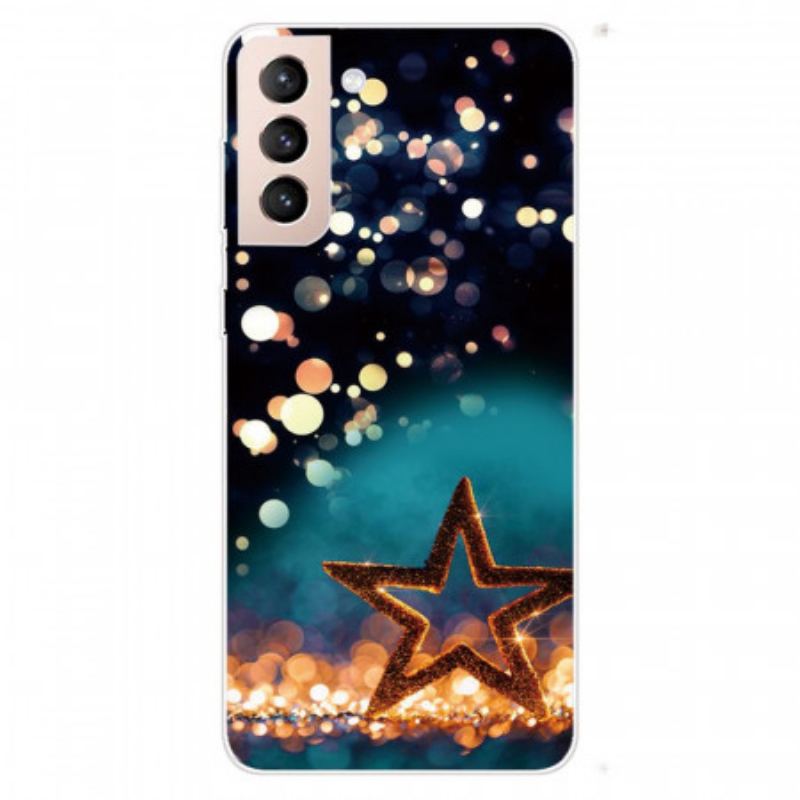 Capa De Celular Para Samsung Galaxy S22 Plus 5G Estrela Flexível