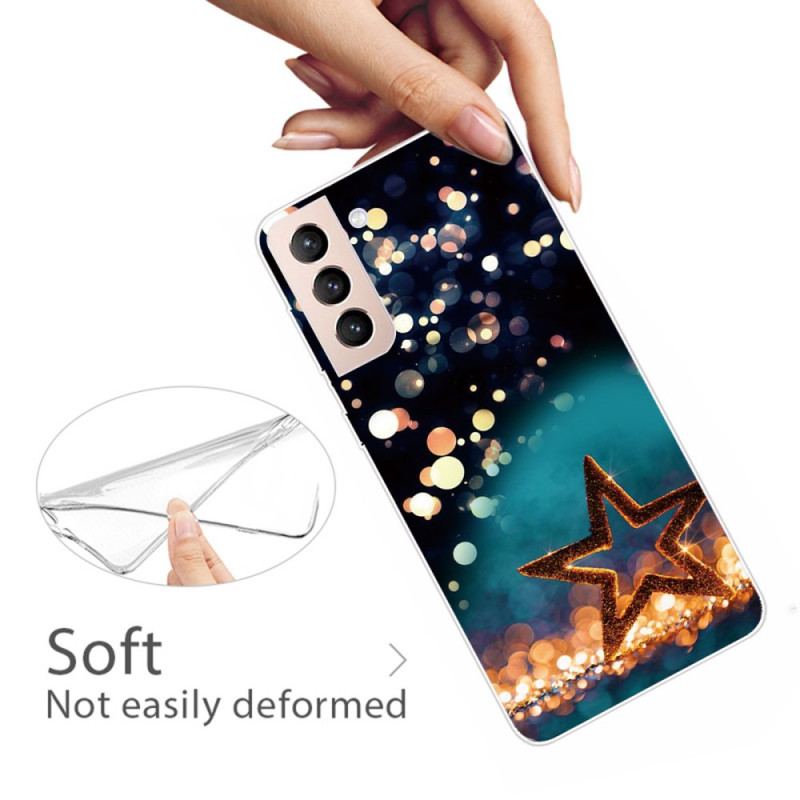 Capa De Celular Para Samsung Galaxy S22 Plus 5G Estrela Flexível