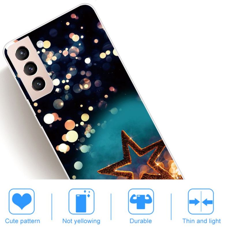 Capa De Celular Para Samsung Galaxy S22 Plus 5G Estrela Flexível