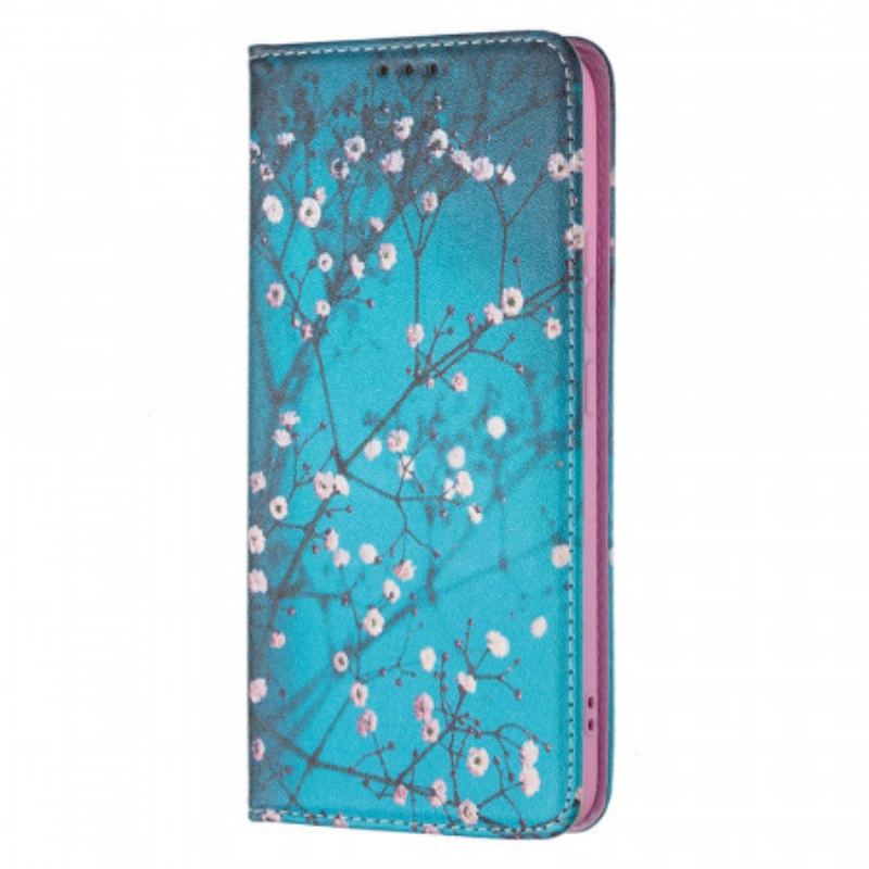 Capa De Celular Para Samsung Galaxy S22 Plus 5G Flip Ramos Floridos