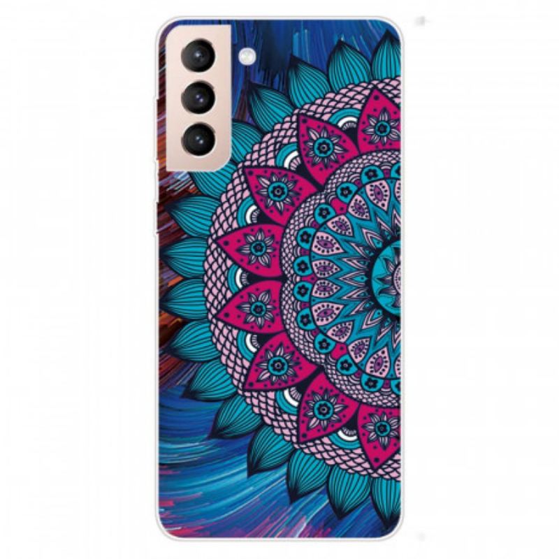 Capa De Celular Para Samsung Galaxy S22 Plus 5G Mandala Colorida