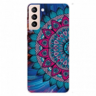 Capa De Celular Para Samsung Galaxy S22 Plus 5G Mandala Colorida