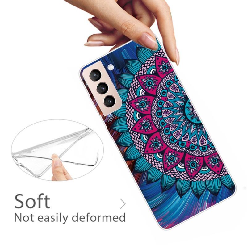 Capa De Celular Para Samsung Galaxy S22 Plus 5G Mandala Colorida