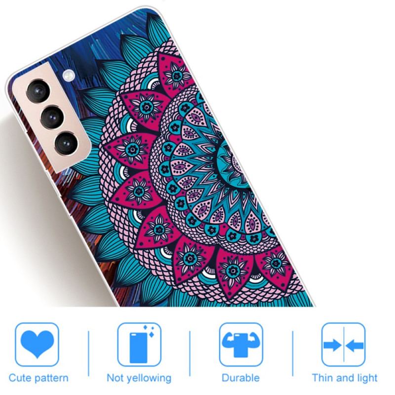 Capa De Celular Para Samsung Galaxy S22 Plus 5G Mandala Colorida