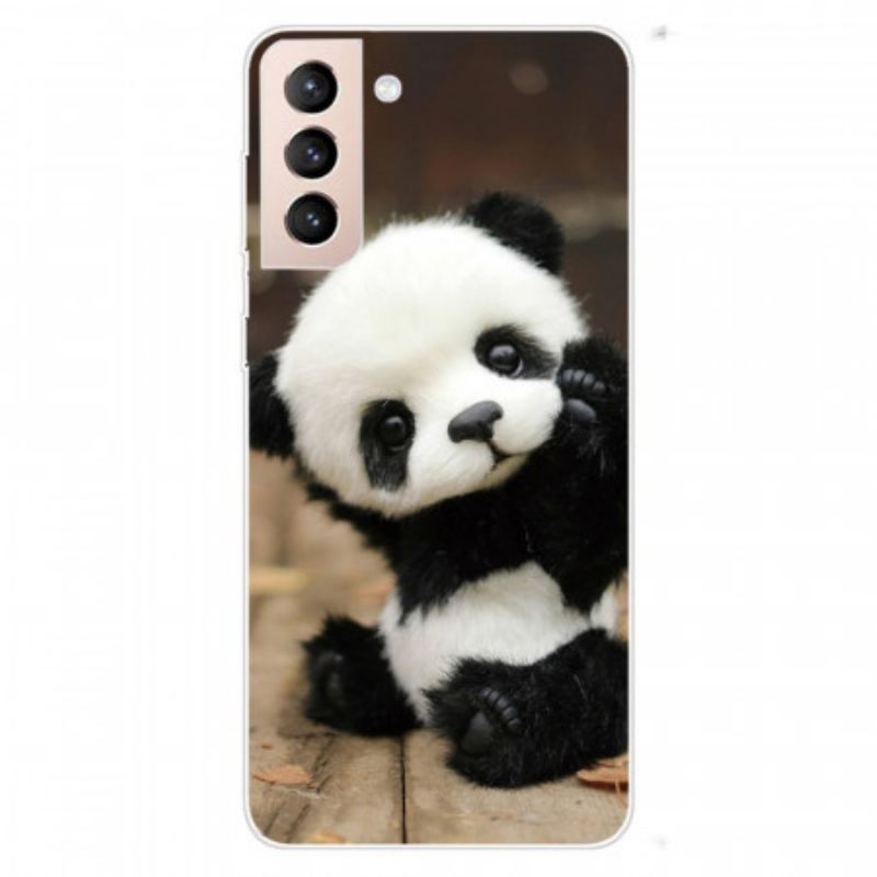 Capa De Celular Para Samsung Galaxy S22 Plus 5G Panda Flexível