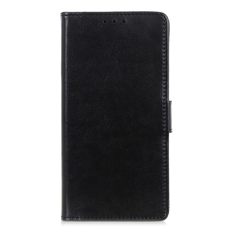 Capa De Couro Para Samsung Galaxy S22 Plus 5G Brilhante