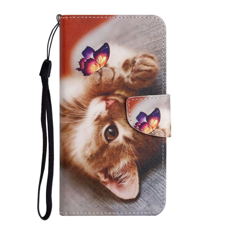 Capa De Couro Para Samsung Galaxy S22 Plus 5G Meus Gatinhos