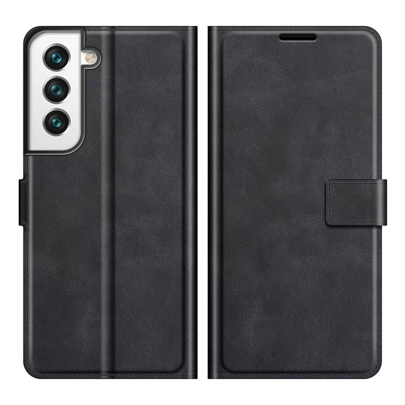 Capa Em Pele Para Samsung Galaxy S22 Plus 5G Couro Ultra Sintético