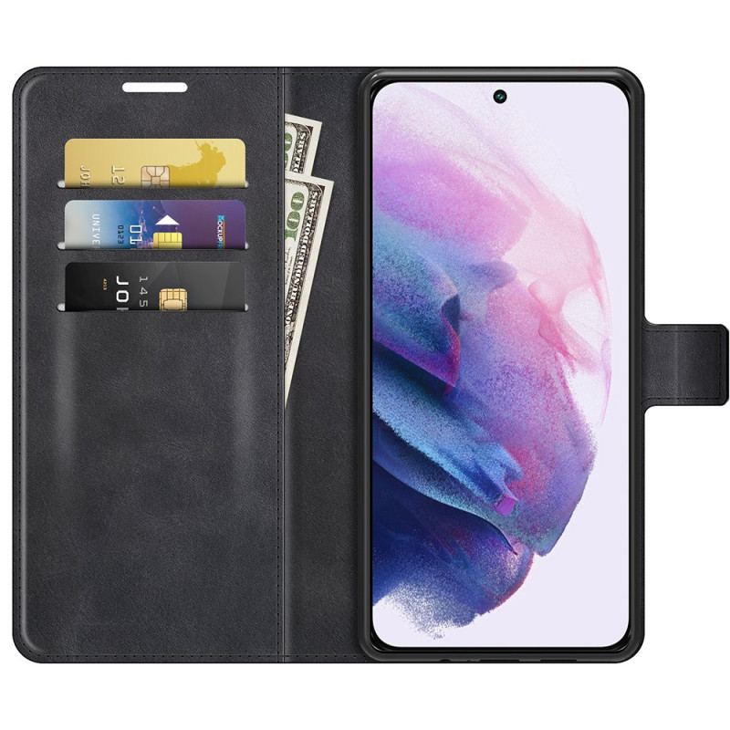 Capa Em Pele Para Samsung Galaxy S22 Plus 5G Couro Ultra Sintético