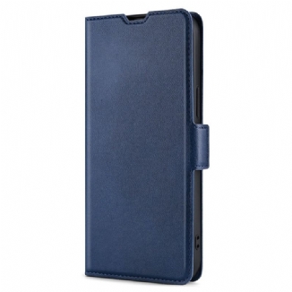 Capa Em Pele Para Samsung Galaxy S22 Plus 5G Estilo De Couro Ultrafino